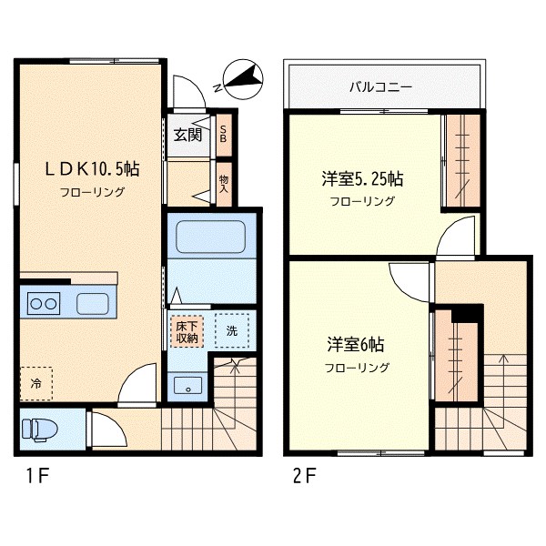 メゾン・トロワ学芸大学 101号室 間取り