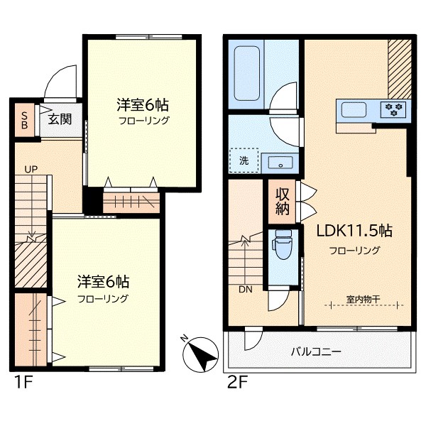 エスト学芸大学 間取り図