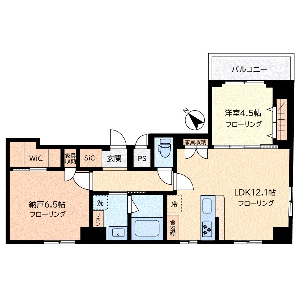 Estrellita中目黒 302号室 間取り