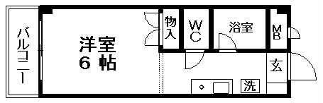 グレイスコートワタナベⅡ 間取り図