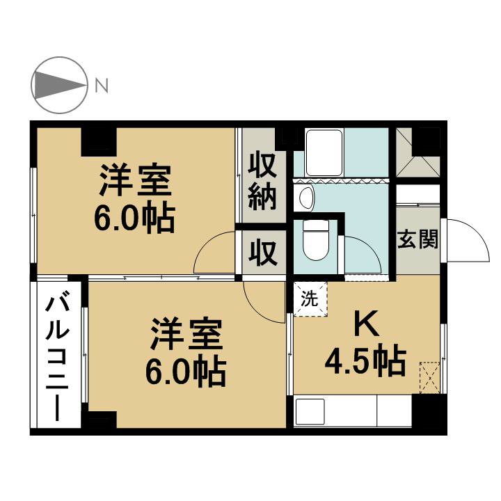 第６山秀ビル 間取り