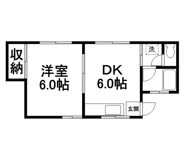 第３田中ハイツ 102号室 間取り