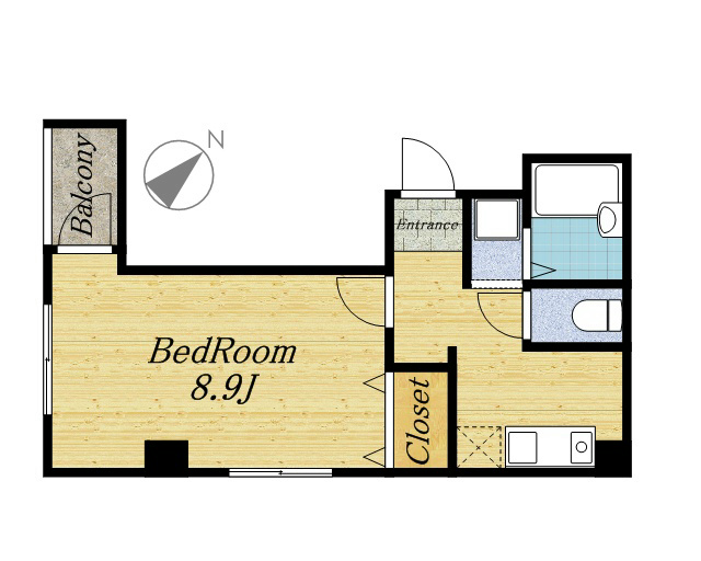 エルズコア 403号室 間取り