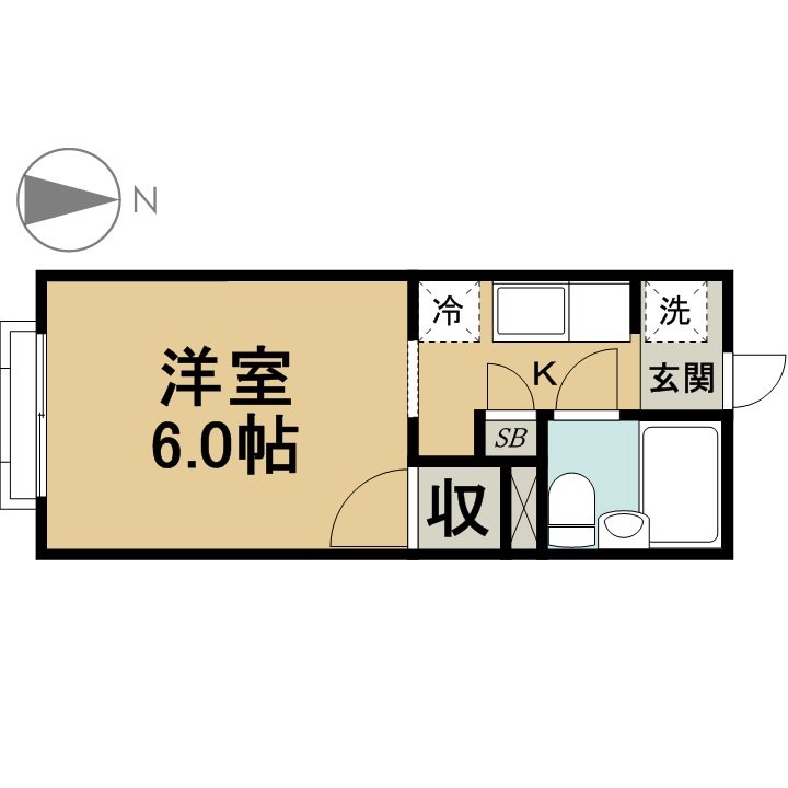 アローハイツ 間取り