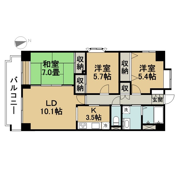 第３サヨネビル 間取り