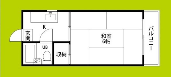 遠里小野728ハイツ 間取り