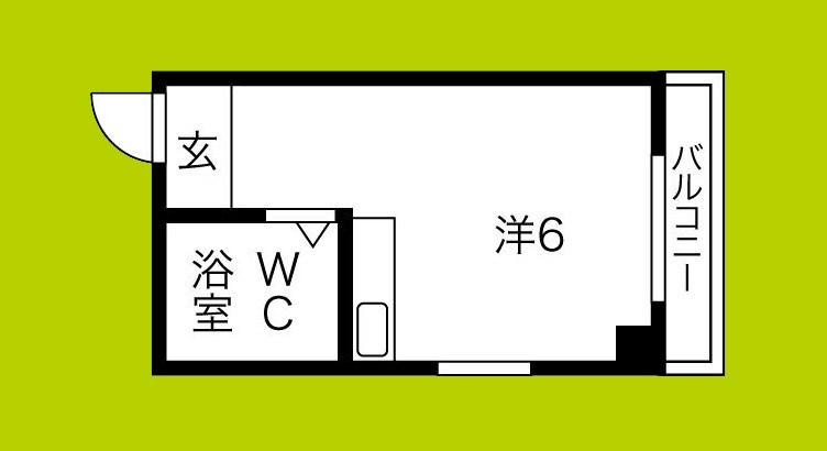 アパートメント住吉Ⅲ 間取り