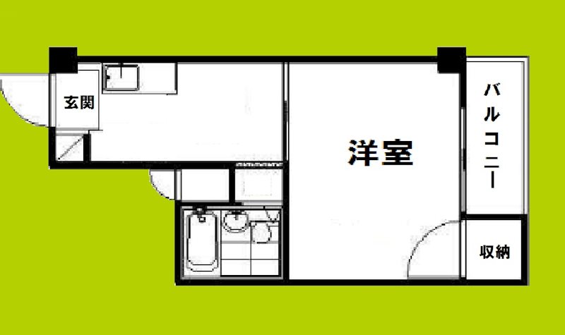 白樺ハイツ清水Ⅱ 間取り