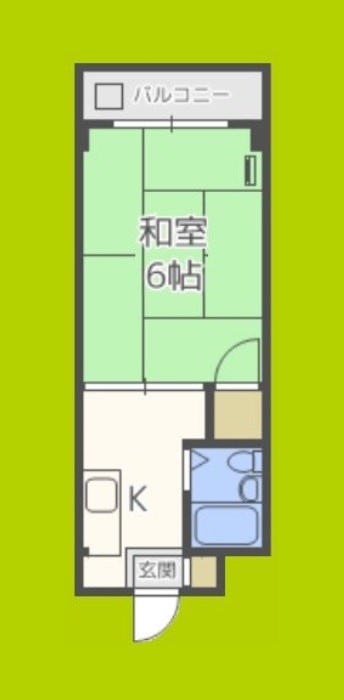 遠里小野728ハイツ 間取り