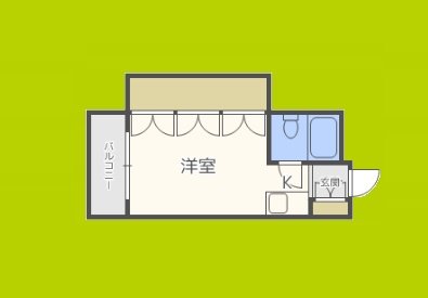 大国町池田マンション  間取り