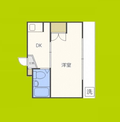 城北・船江マンション 間取り