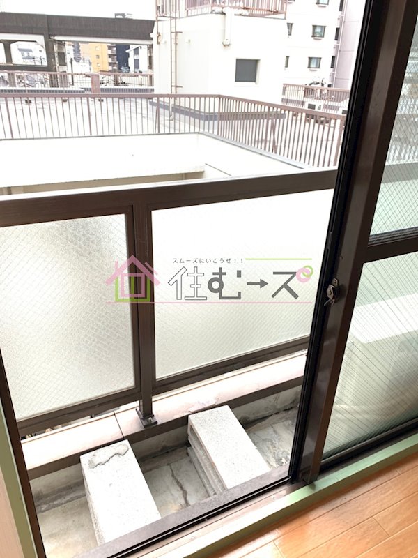 西田ハイツ天王寺 ベランダ