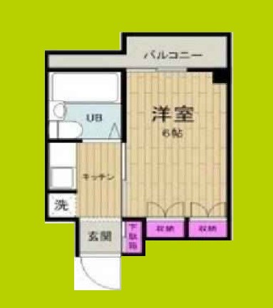グリーンハイツ今津 間取り
