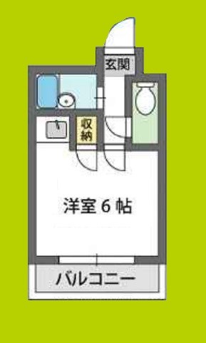 シャルマンフジ住吉弐番館 間取り図