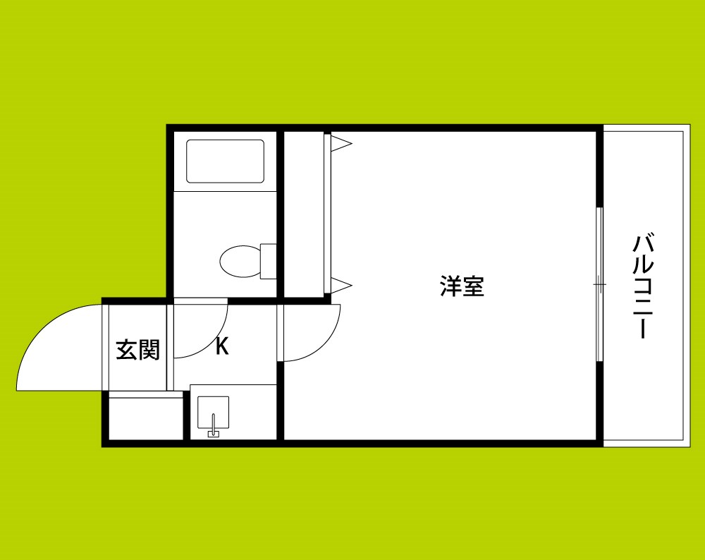 シャルムメゾン針中野Ⅱ 間取り