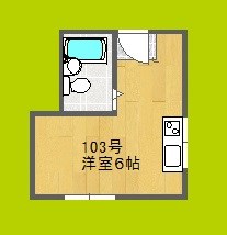 大宝　上本町ロイヤルハイツ 間取り