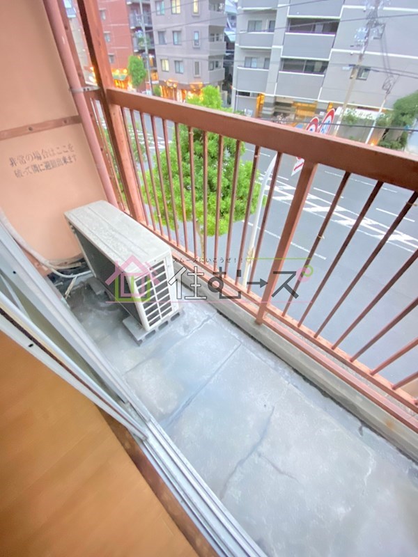 シティアーク上町台 ベランダ