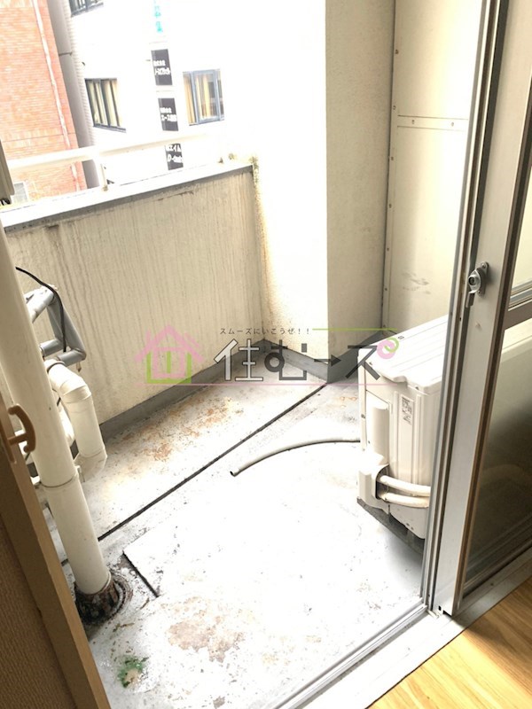 新町ダイアパレスⅡ号館 ベランダ