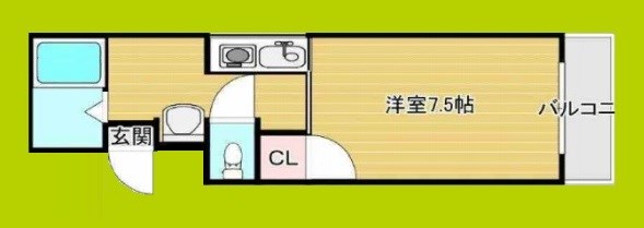 パールシティマンション玉出 間取り