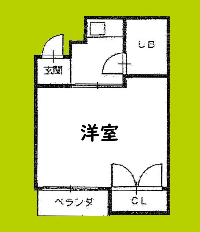 ベルコート桃谷 間取り図