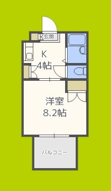 メロディーハイム美章園 間取り