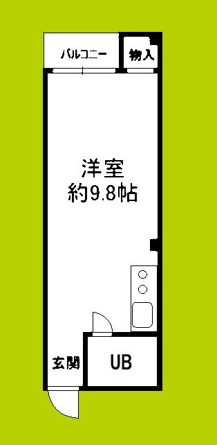 南森町ロイヤルハイツ 間取り