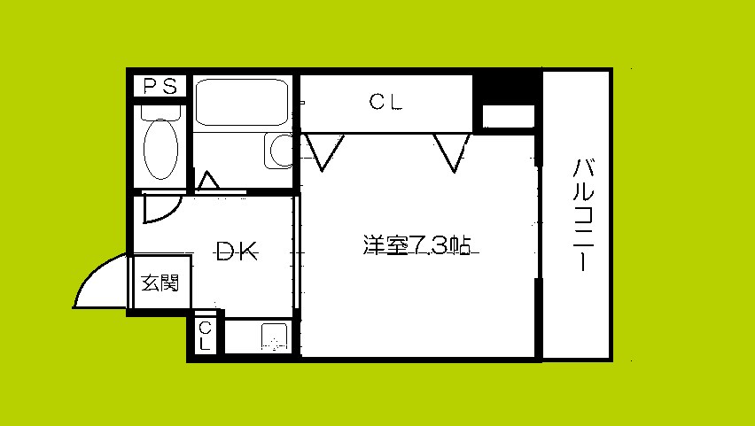 メロディーハイム美章園 間取り図