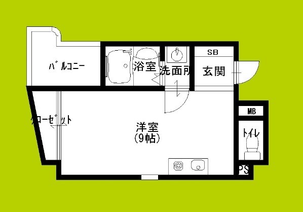 エルミタージュ難波南Ⅱ 間取り