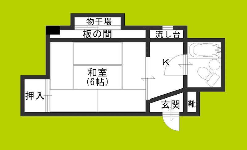 ハイツ豊新 間取り図