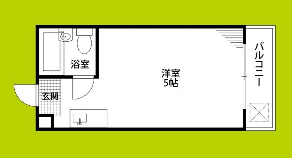 シャンクレール南堀江 間取り図
