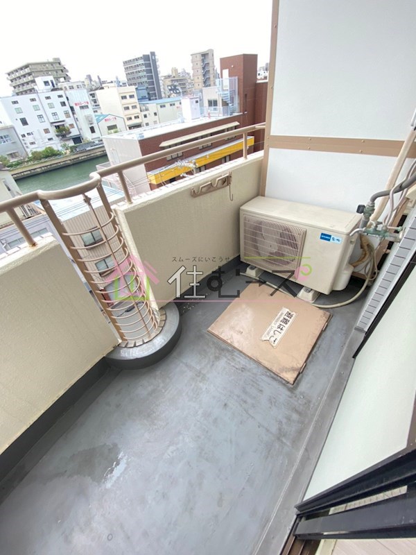 シャンクレール南堀江 ベランダ