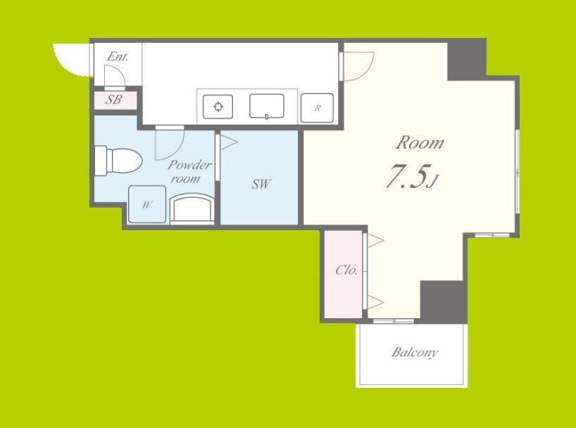 HR FRONT  REGAL ドームウエスト 間取り