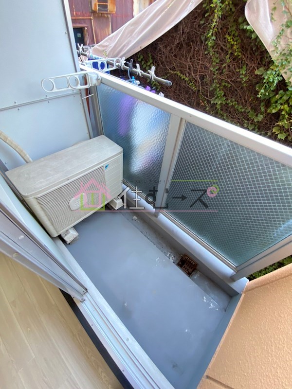 長井ハイツ淡路 ベランダ