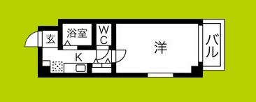 U-ro大国町 間取り