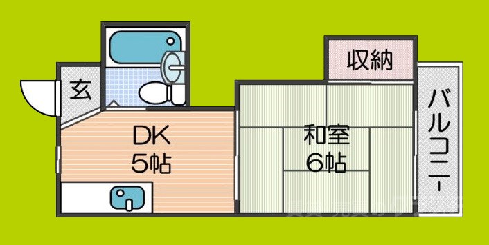 BS第10ハイツ 間取り
