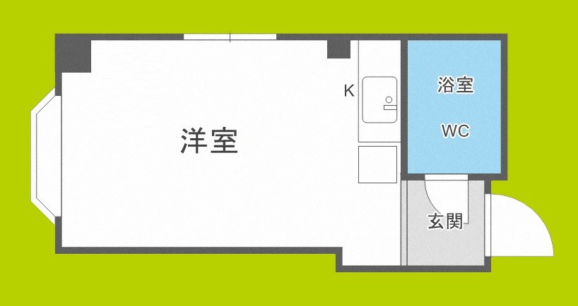 OLA COURT西田辺 間取り