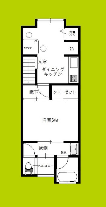 レトロハウス大東町 間取り