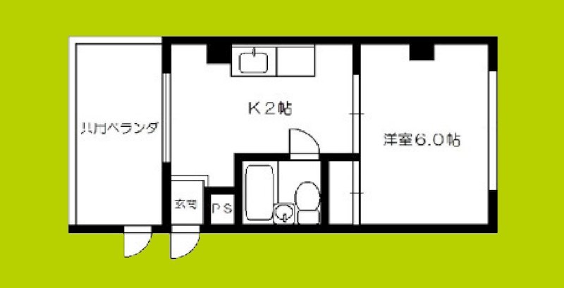 マンション・クロサキ 間取り
