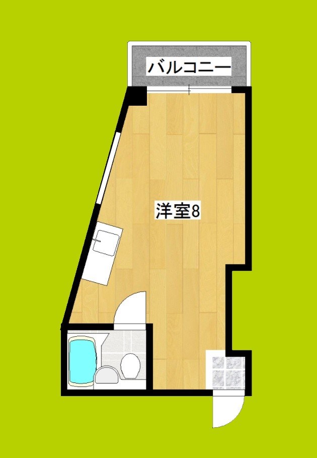 ラパンジール阿波座Ⅱ 間取り