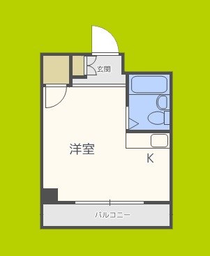 シャトー第1平野 間取り