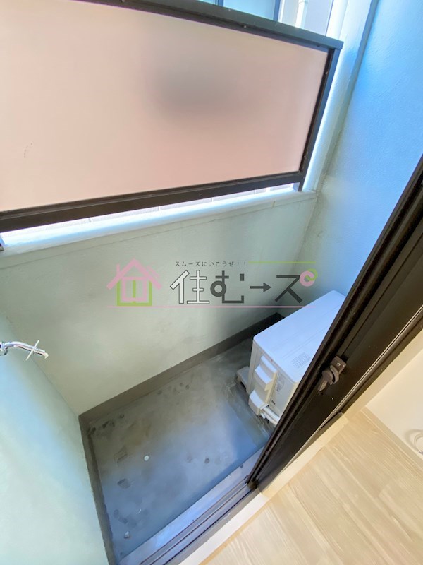 野江ハイツ ベランダ