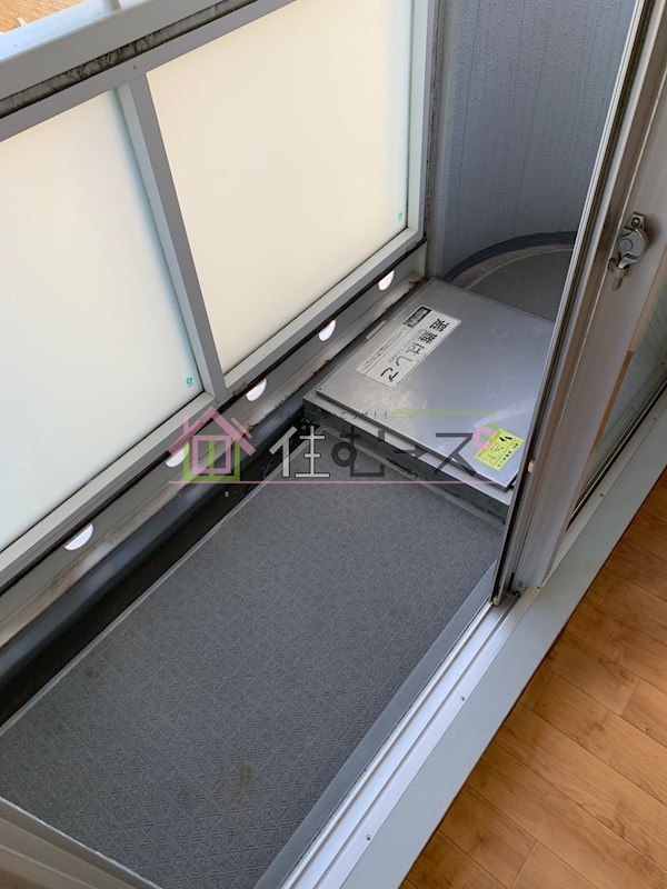 カプコン北田辺 ベランダ