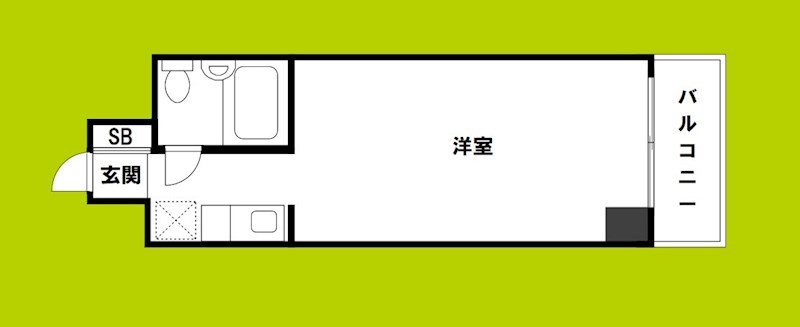 フラット平野南 間取り