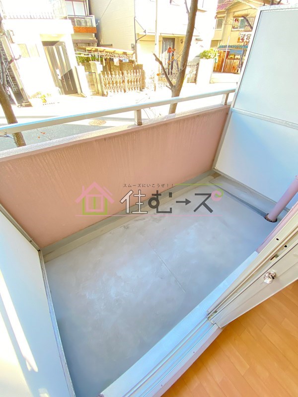 フラット平野南 ベランダ