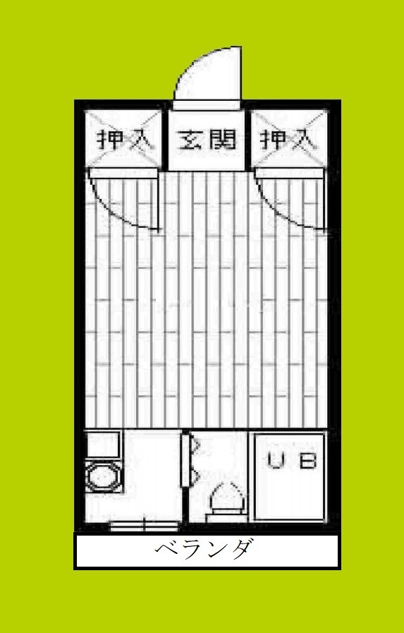 さつきマンション  間取り図