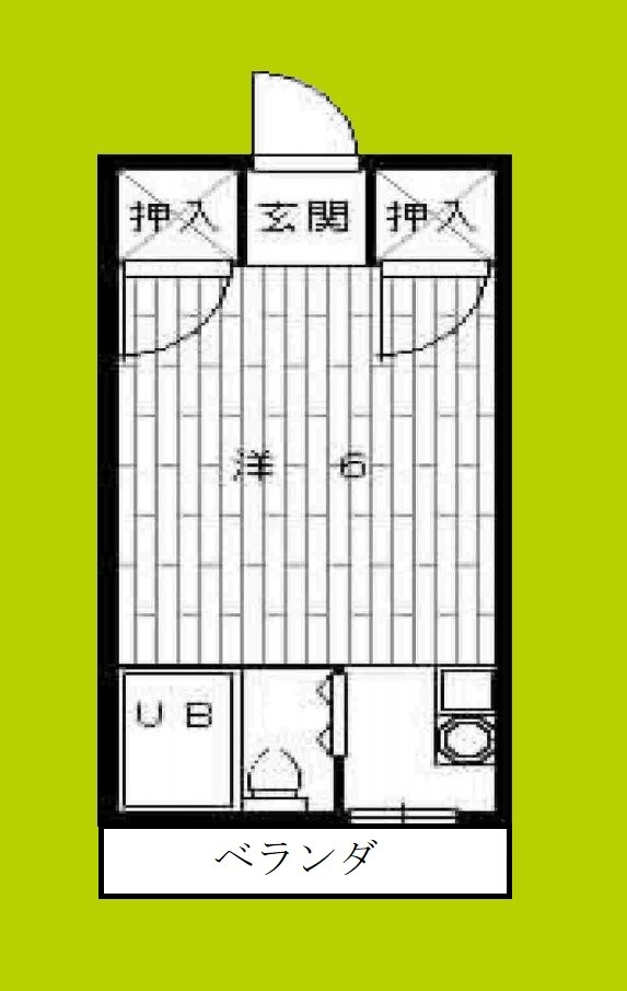 さつきマンション  間取り図