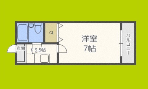 コーポリーブル16 間取り