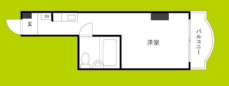 スカイ都島 間取り