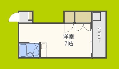 シャトー映光鶴橋 間取り