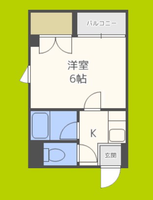 フレール西田辺 間取り